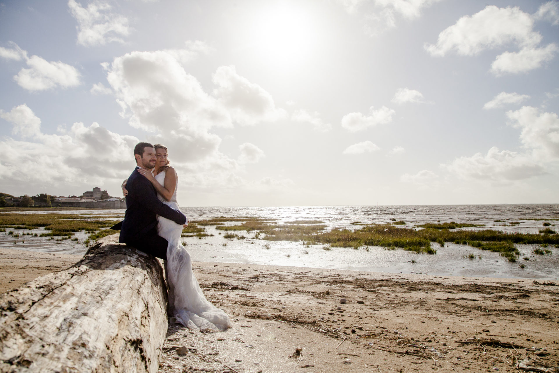 stephanie laisney photographe mariage golden hour after-day bord de mer couché de soleil Angouleme charente