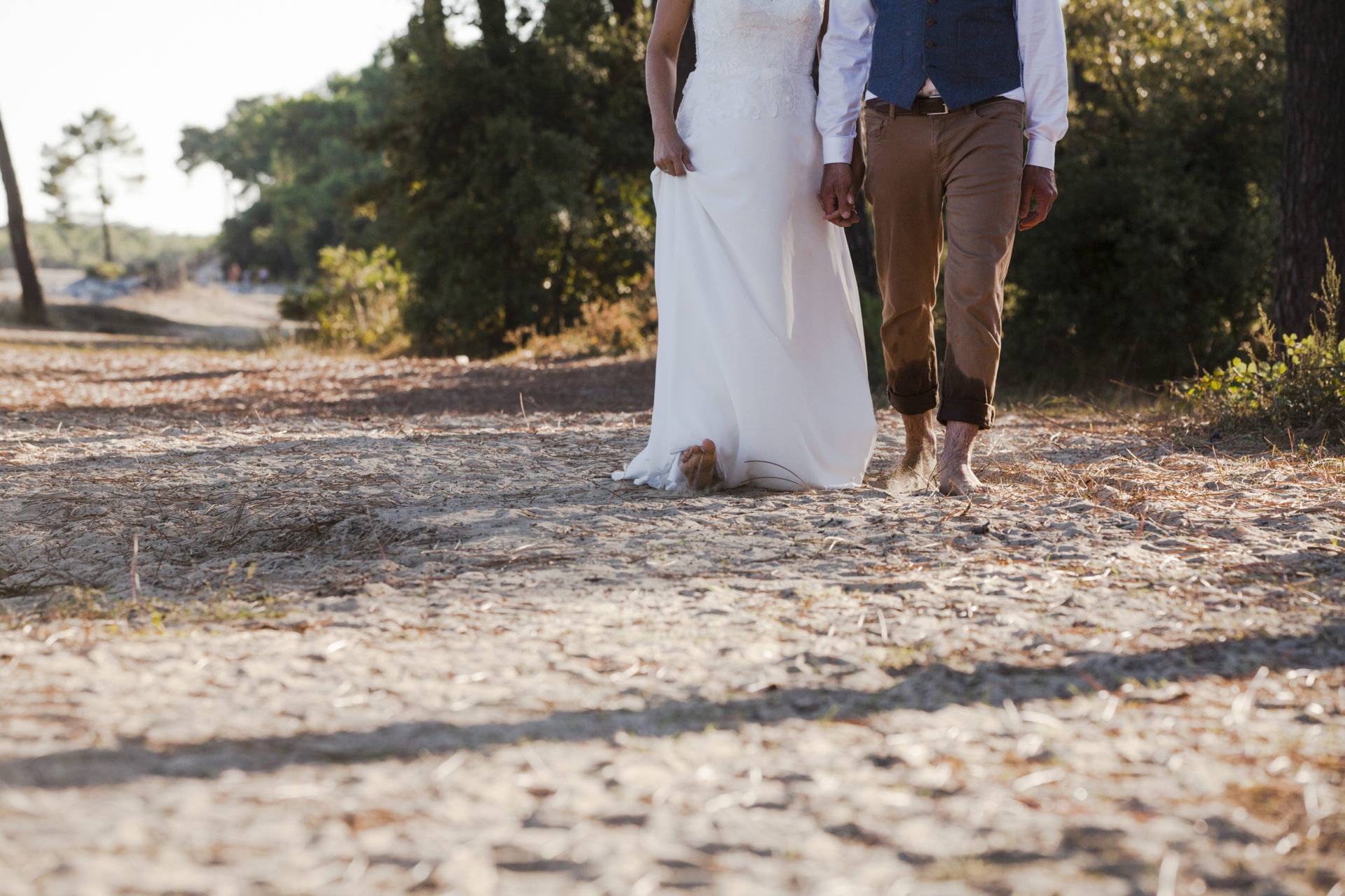 stephanie laisney photographe mariage golden hour after-day bord de mer couché de soleil foret Angouleme charente