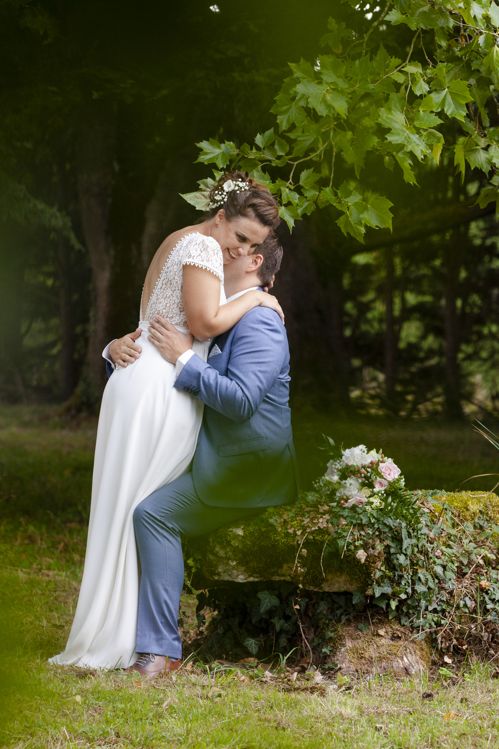 stephanie laisney photographe mariage photo de couple foret naturel angouleme charente Chateau de la borderie