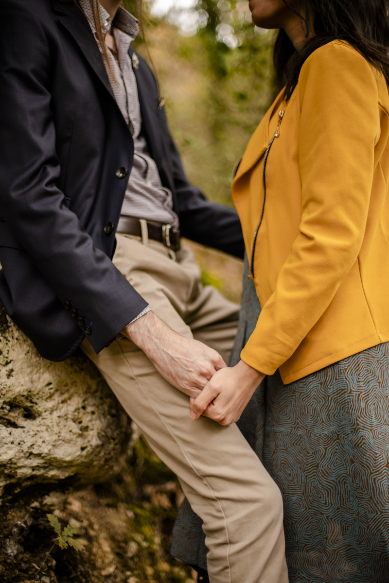 stephanie laisney photographe couple golden hour lovesession nature séance engagement Angoulême Charente